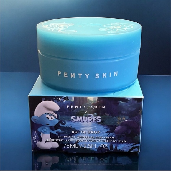 FENTYLil Butta Drop Shimmering Whipped Oil Body Cream SMURFBERRY NIB
